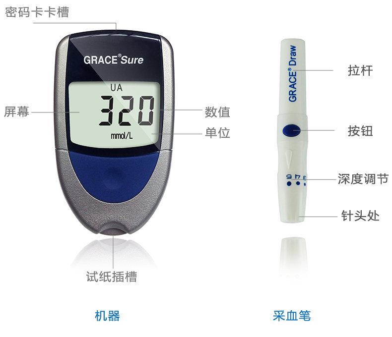 優(yōu)速型血糖尿酸測(cè)試儀家用測(cè)尿酸 尿酸儀