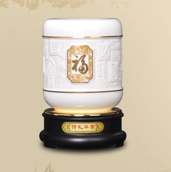 詩(shī)禮華章旋轉(zhuǎn)筆筒