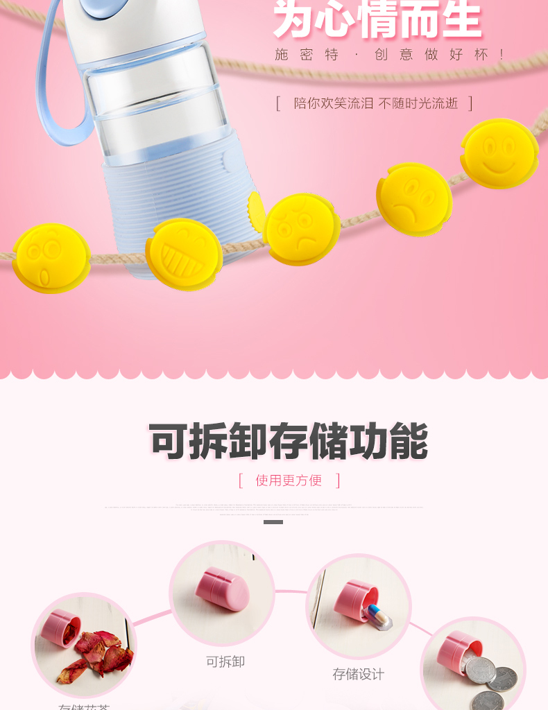 創(chuàng)意加厚可愛(ài)單層玻璃杯