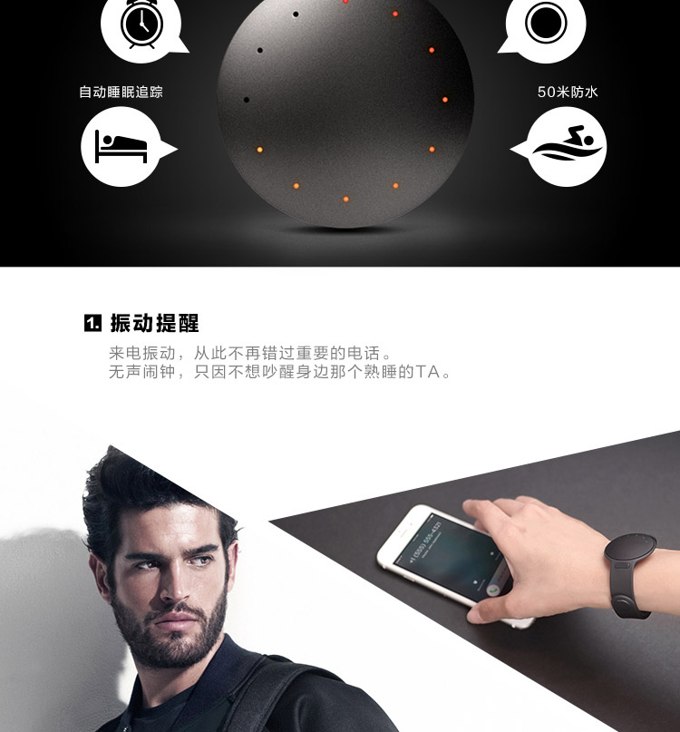 Misfit Shine2 智能手環(huán) 玫瑰金 (彩色LED 無(wú)需充電 50米防水 運(yùn)動(dòng)睡眠監(jiān)測(cè) 音樂控制 自拍控制）