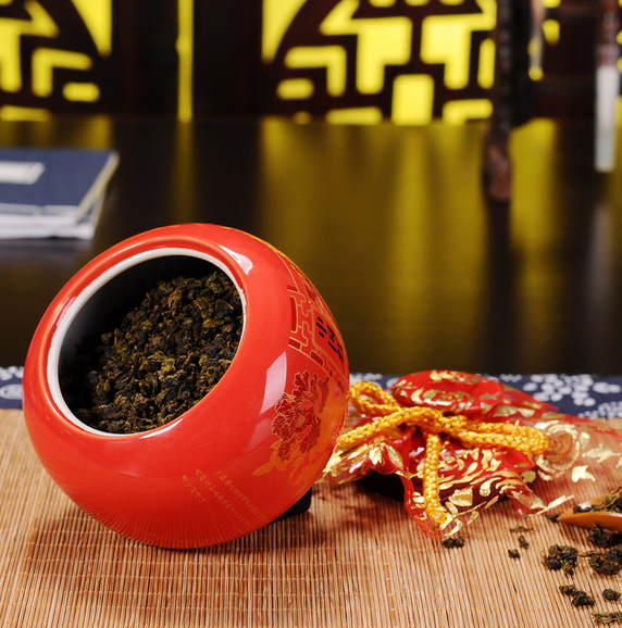 中國紅金駿眉茶葉罐
