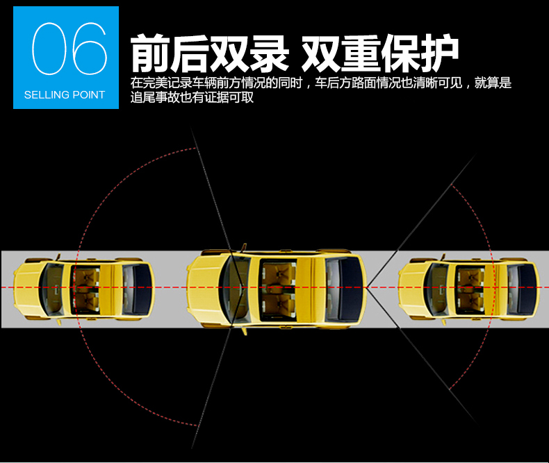 小霸王大屏人機(jī)互動(dòng)行車記錄儀
