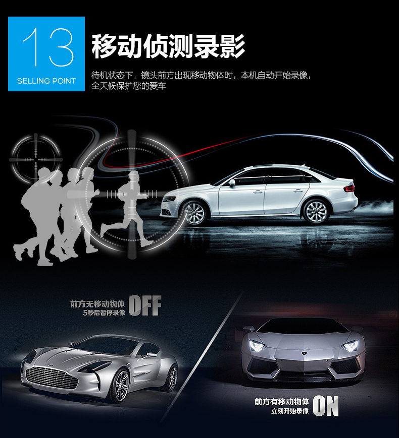 小霸王大屏人機(jī)互動(dòng)行車記錄儀