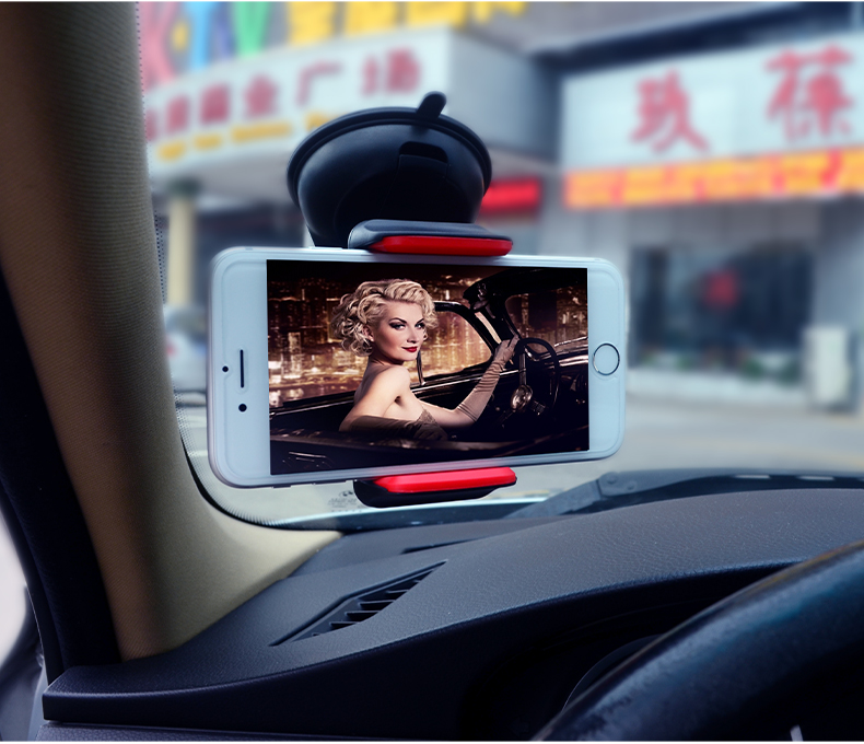 樂益車載手機支架蘋果三星通用性汽車儀表臺擋風(fēng)玻璃吸盤式手機支架