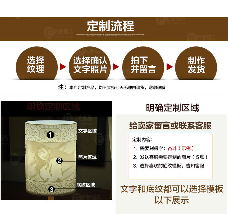 3d打印浮雕燈、定制創(chuàng)意臺(tái)燈、臥室床頭燈