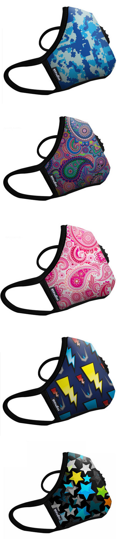 Vogmask 防pm2.5霧霾尾氣帶閥活性炭運(yùn)動成人口罩L號