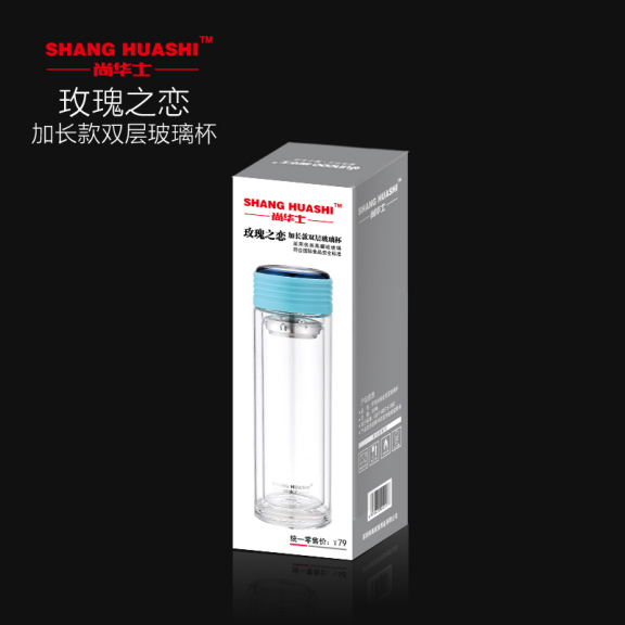 玫瑰之約玻璃杯、玻璃茶杯（彩盒展示圖）