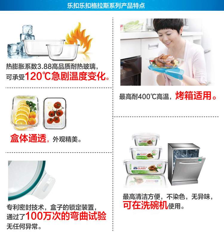 樂扣樂扣 四面格拉斯系列產(chǎn)品特點(diǎn)