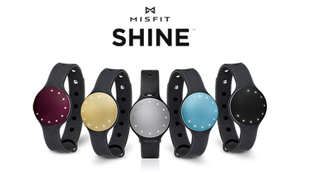 Misfit Shine 智能手環(huán) 無需充電 航空鋁合金防水運動睡眠藍(lán)牙手表記步器 黑色