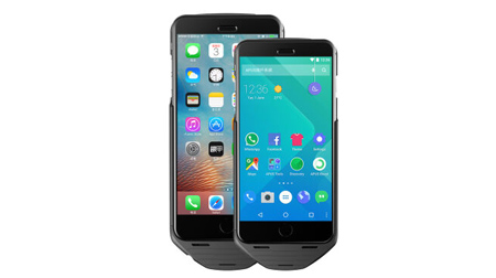 機甲（MESUIT) i6 智能手機殼 雙系統(tǒng)/雙卡雙待/充電寶/手機存儲 適用于iPhone6/6S 蘋果創(chuàng)意智能外設